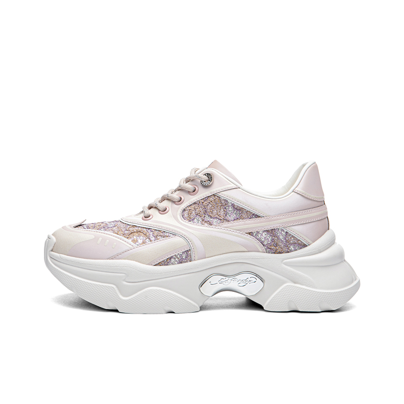New Balance Fashion Women - รองเท้าผู้หญิง Ed Hardy ลดราคา รองเท้าผ้าใบแฟชั่น หนังแท้