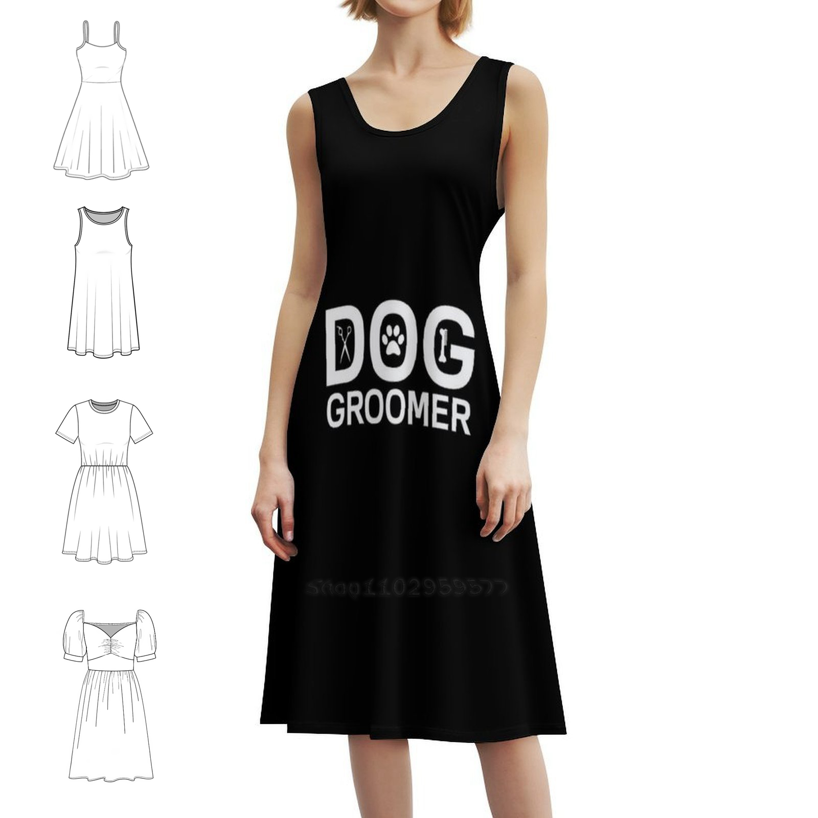 Women Fashion Gown - ชุดเดรสสไตล์โบโฮชิคสำหรับช่างตัดขนสุนัข ชุดราตรีงานแต่งงานริมชายหาด ชุดออกงานสำหรับช่างตัดขนสุนัข ชุดราตรีสำหรับผู้หญิง