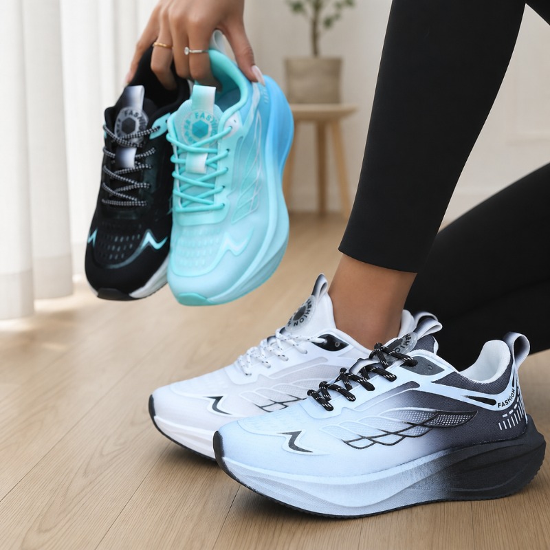 New Balance Fashion Women - รองเท้าวิ่งหัวกว้างสำหรับผู้หญิง รุ่นใหม่สำหรับฤดูร้อน รองเท้าผ้าตาข่ายระบายอากาศ แฟชั่นสไตล์เรโทร พื้นหนา รองเท้าลำลองสำหรับการฝึกซ้อมและกีฬา