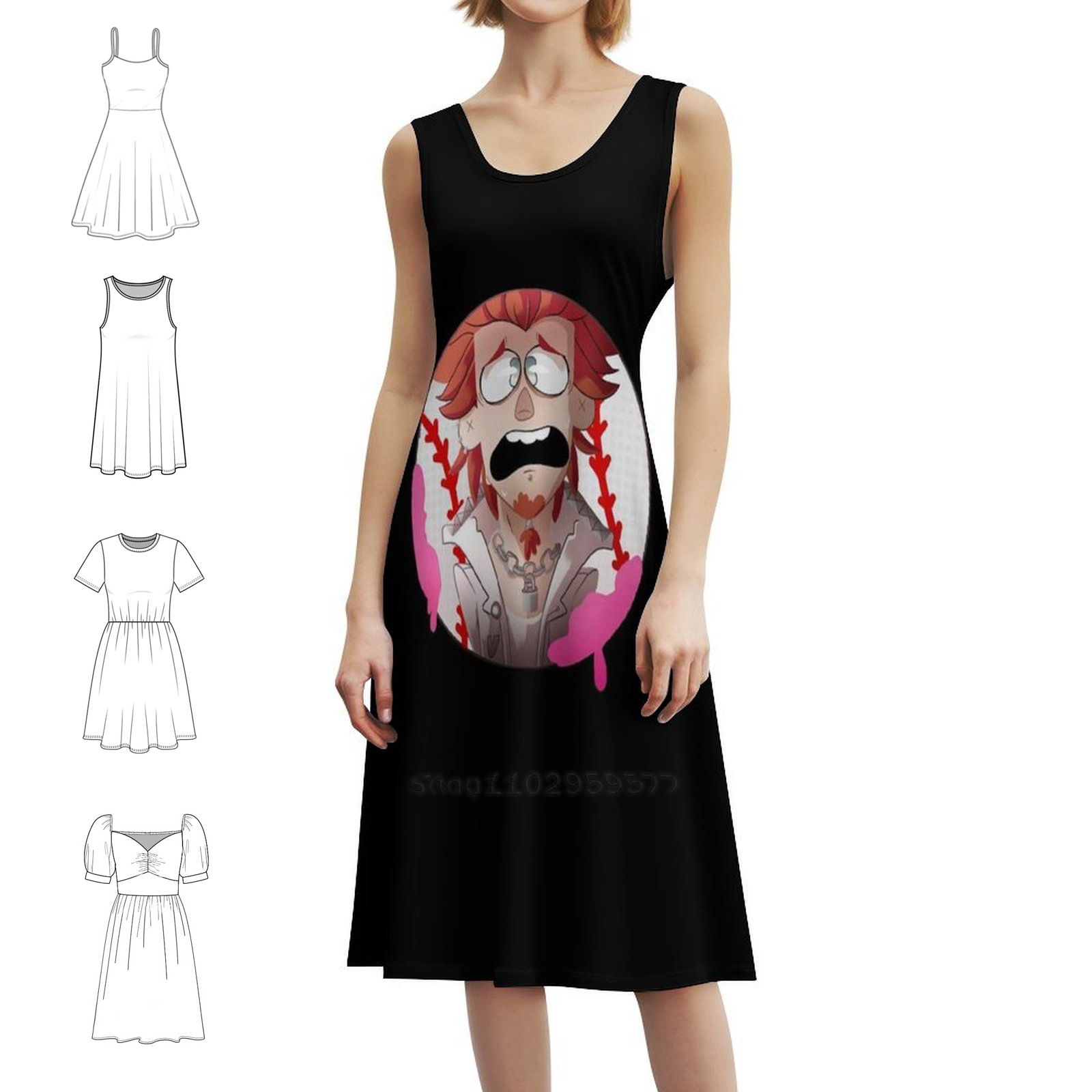 Women Fashion Gown - ชุดเดรสสไตล์โบฮีเมียนสุดชิคของลีออน คุวาตะ ชุดราตรีงานแต่งงานริมชายหาด แฟชั่นหรูหรา ชุดอนิเมะ เบสบอล