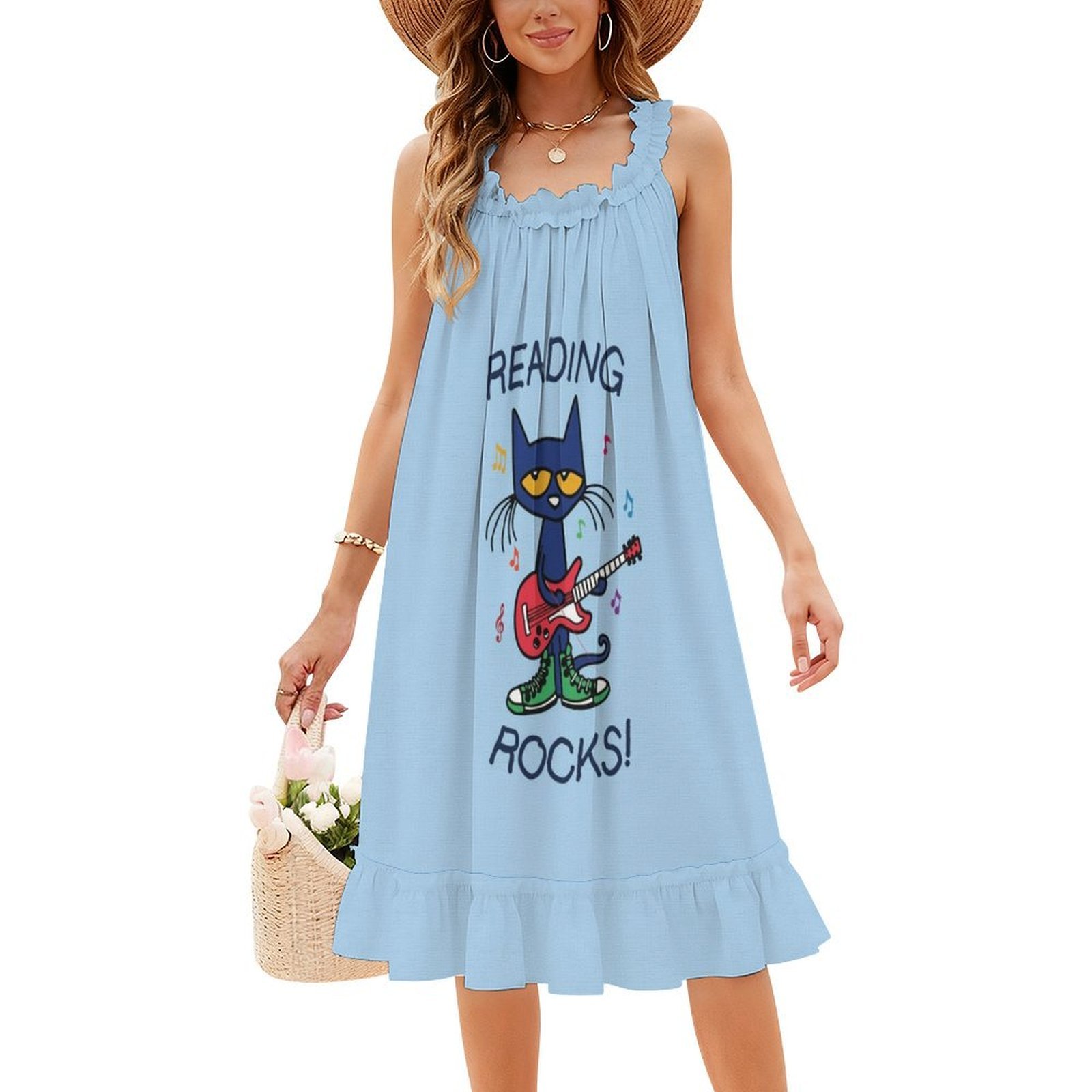 Women Fashion Gown - ร็อคส์อ่านหนังสือได้! ชุดเดรสสไตล์โบโฮชิค แฟชั่นหรูหรา ชุดเดรสงานแต่งงานริมชายหาด ปีเต้ แคท