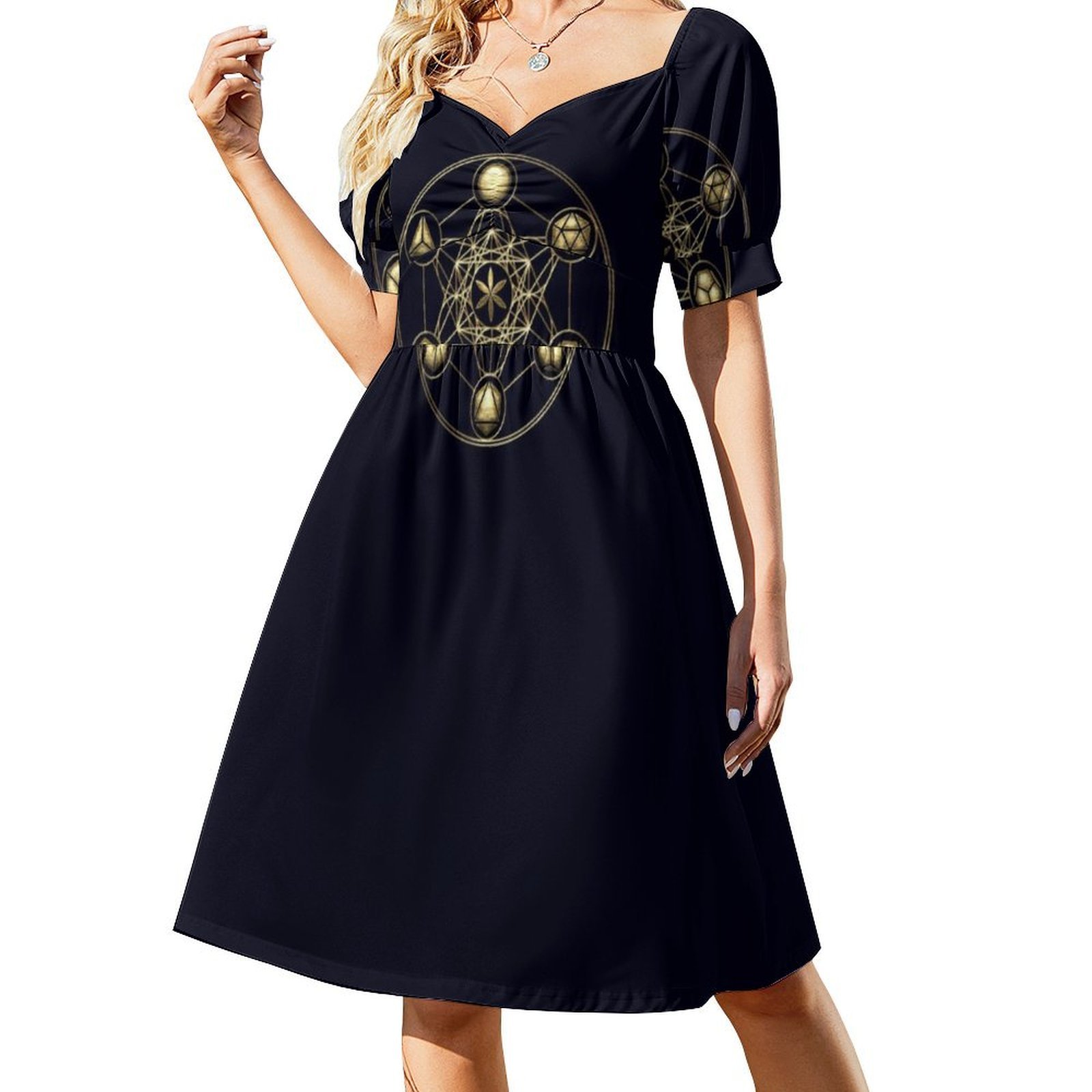 ทรงลูกบาศก์ของเมตาตรอน ดอกไม้แ - Women Fashion Gown บทวิจารณ์และราคา