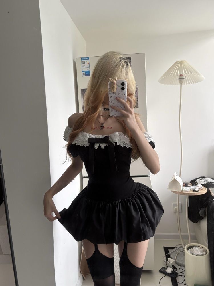 ชุดเซ็ต 2 ชิ้น สไตล์เกาหลี เซ็ - Ruched Dress Mini บทวิจารณ์และราคา