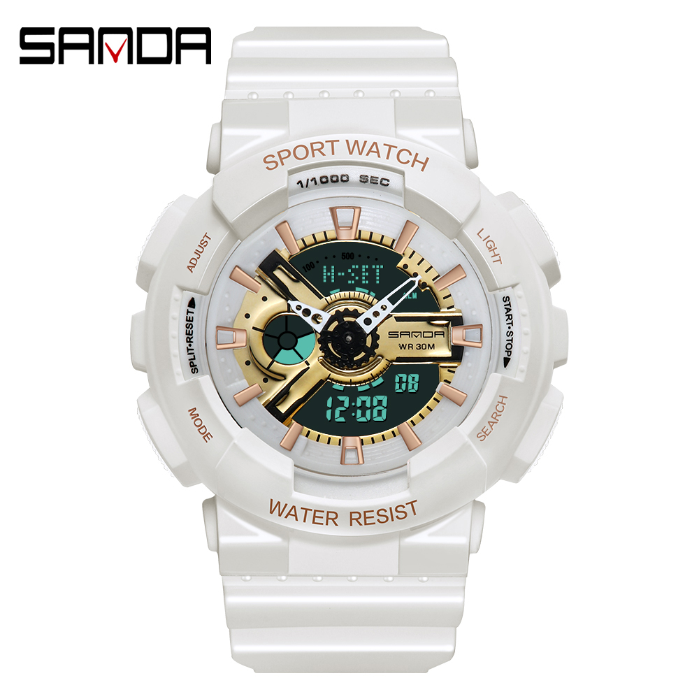 แฟชั่น Sanda แบรนด์กีฬากลางแจ้ - Women'S Fashion Digital Watch บทวิจารณ์และราคา