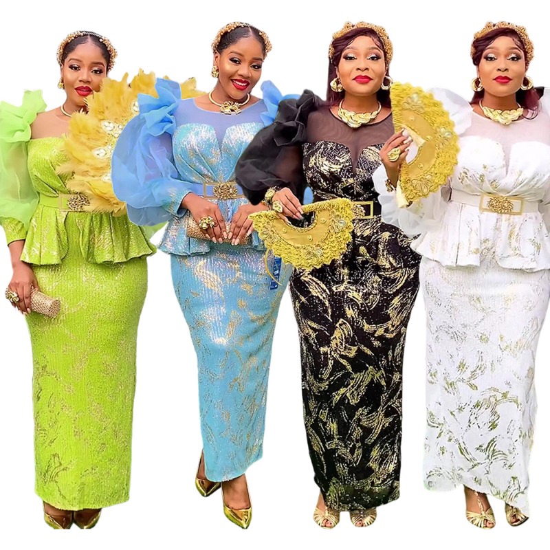 2025 ใหม่ผู้หญิงแอฟริกันชุด Da - Women Fashion Gown บทวิจารณ์และราคา