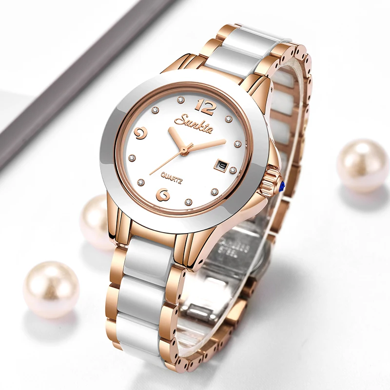 ซุนก้าต้าแฟชั่นนาฬิกาควอทซ์ผู้ - Fashion Women Watches บทวิจารณ์และราคา