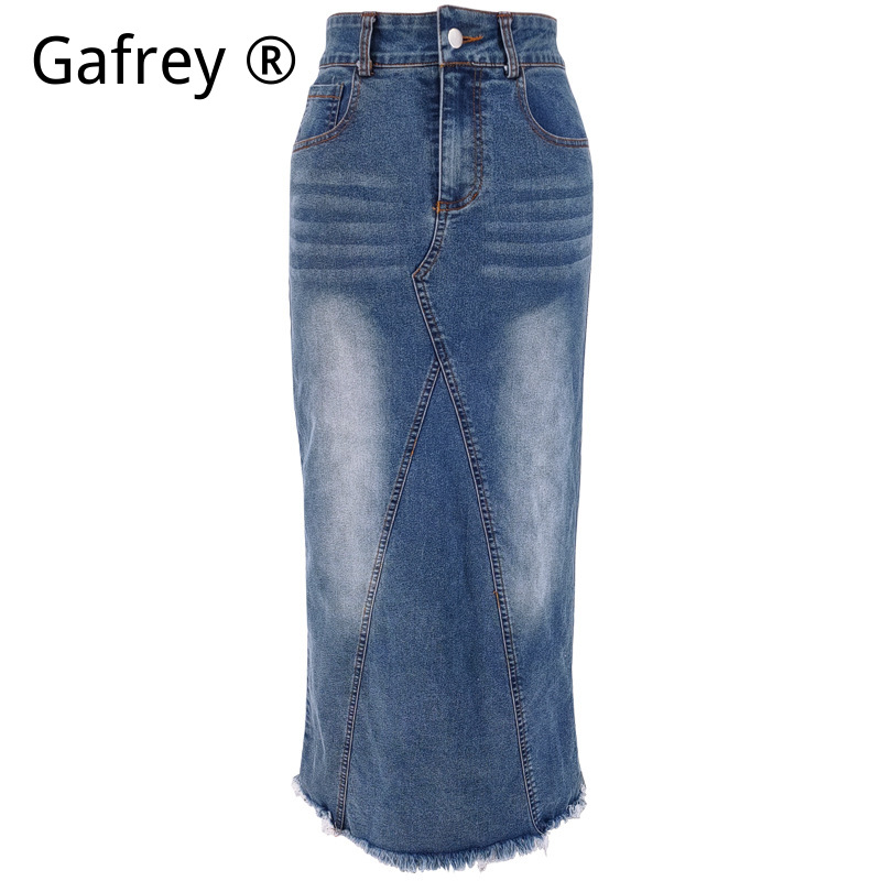 กระโปรงยีนส์ทรงเอ midi เอวสูง  - Women Fashion Jeans บทวิจารณ์และราคา