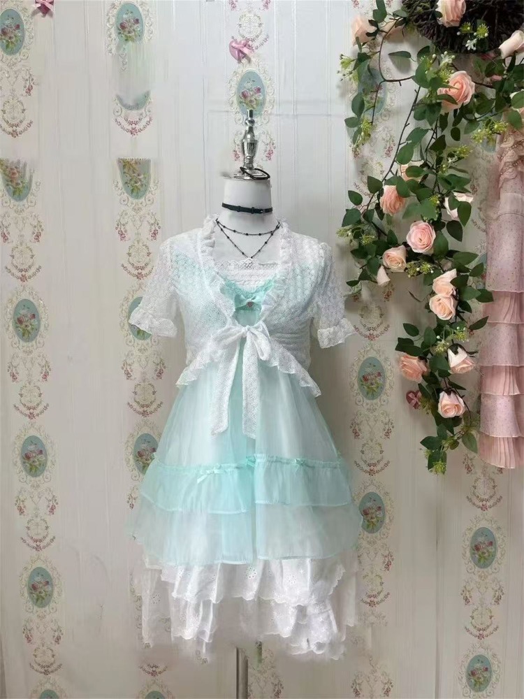 ญี่ปุ่น Kawaii หวานน่ารัก 2 ชิ - Ruched Dress Mini บทวิจารณ์และราคา