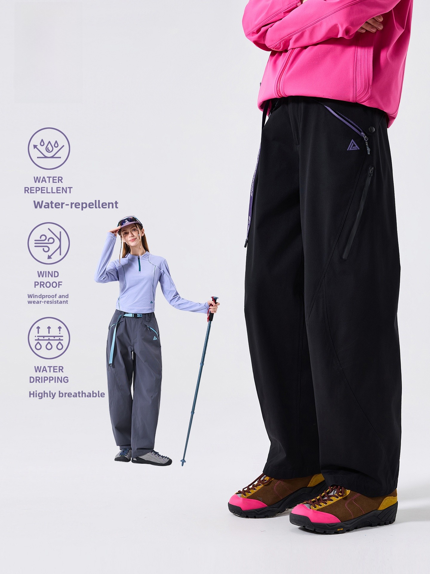 LAZY DAY กางเกงขายาวกันน้ำน้ำห - Women'S Fashion Utility Pants บทวิจารณ์และราคา