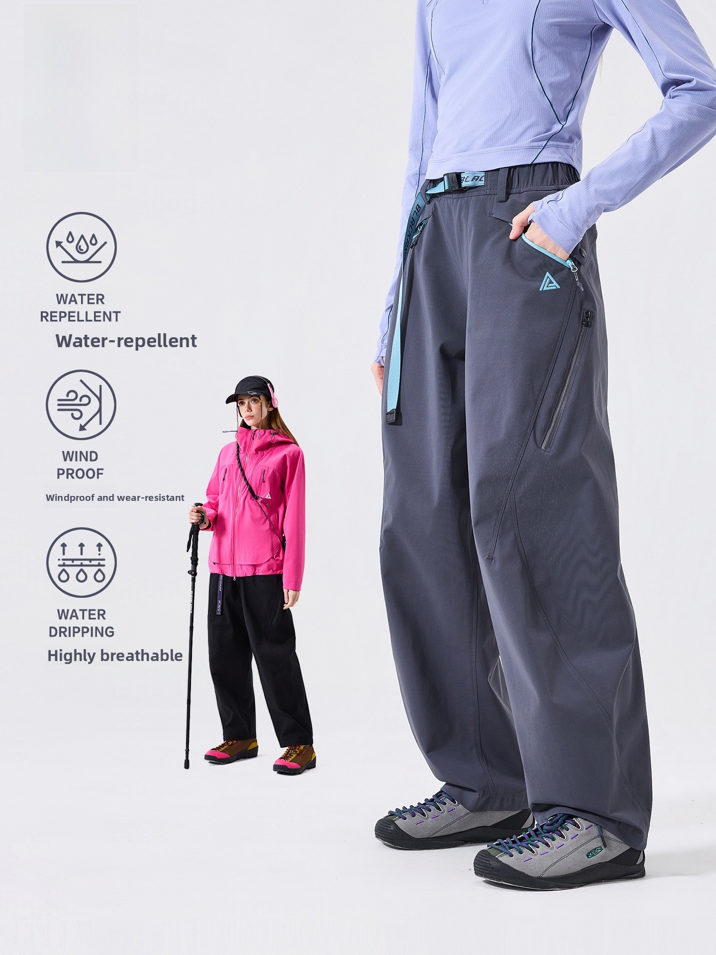 LAZY DAY กางเกงขายาวกันน้ำน้ำห - Women'S Fashion Utility Pants บทวิจารณ์และราคา