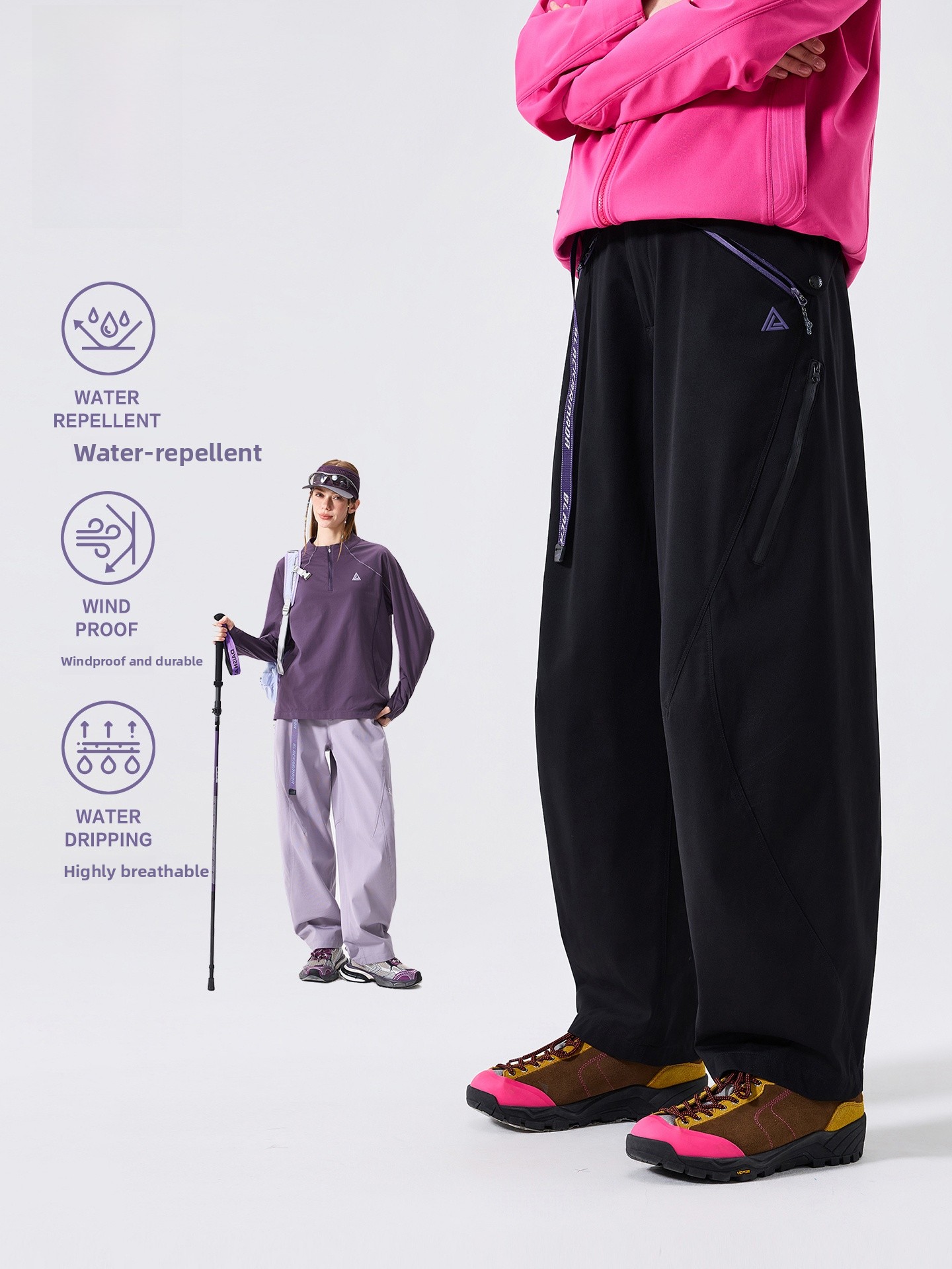 LAZY DAY กางเกงขายาวกันน้ำน้ำห - Women'S Fashion Utility Pants บทวิจารณ์และราคา