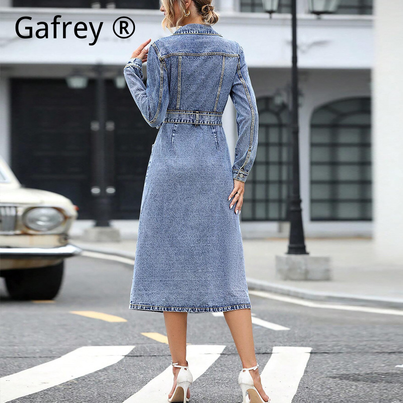 ชุดเดรสยีนส์แขนยาวสำหรับผู้หญิ - Women Fashion Jeans บทวิจารณ์และราคา