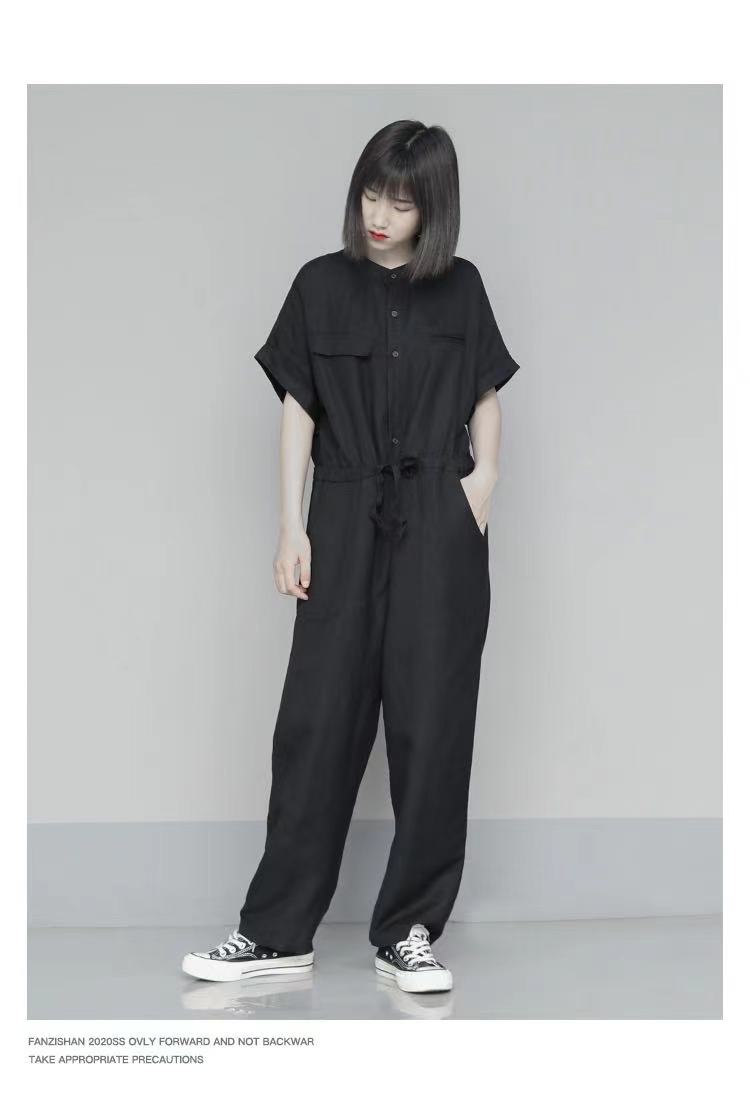 กางเกงจั๊มพ์สูทแฟชั่นไซส์ใหญ่ท - Women'S Fashion Utility Pants บทวิจารณ์และราคา
