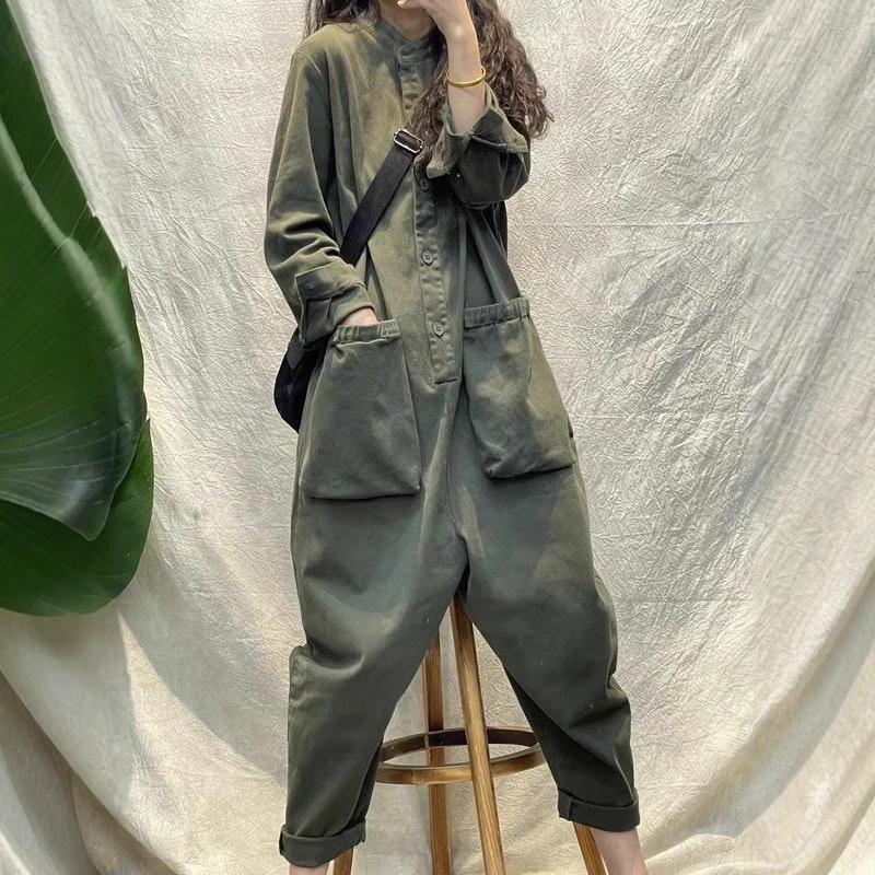 จั๊มพ์สูทลำลองผู้หญิง ทรงคาร์โ - Women'S Fashion Utility Pants บทวิจารณ์และราคา