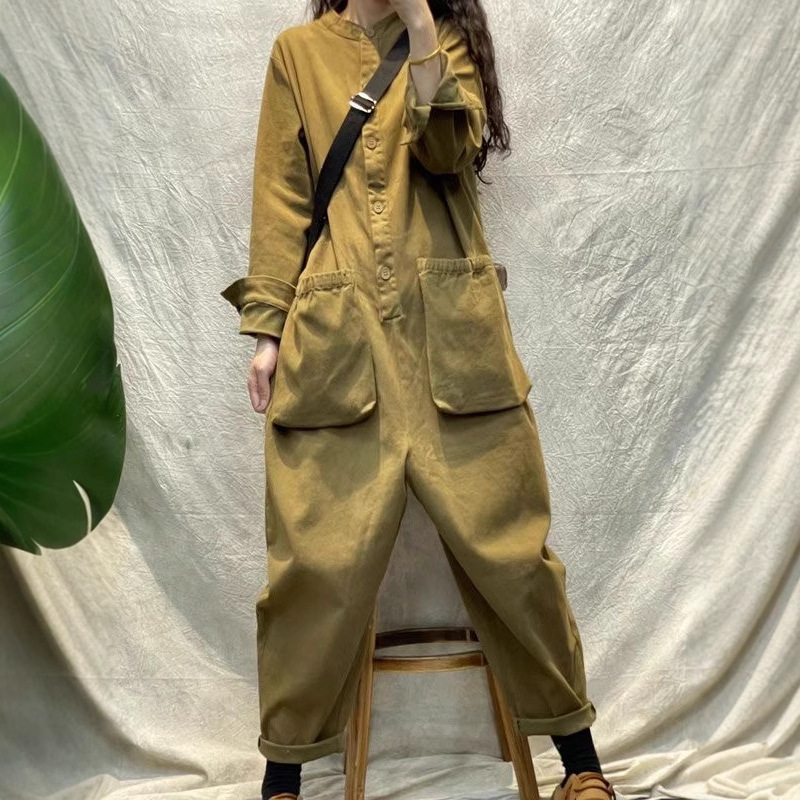 จั๊มพ์สูทลำลองผู้หญิง ทรงคาร์โ - Women'S Fashion Utility Pants บทวิจารณ์และราคา