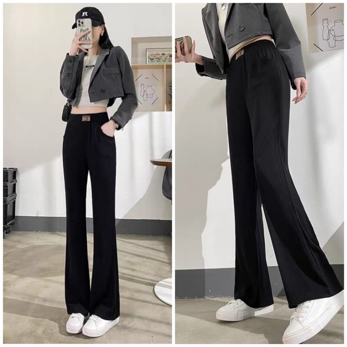 กางเกงสตรี Cargo Jogger Multi- - Women'S Fashion Utility Pants บทวิจารณ์และราคา