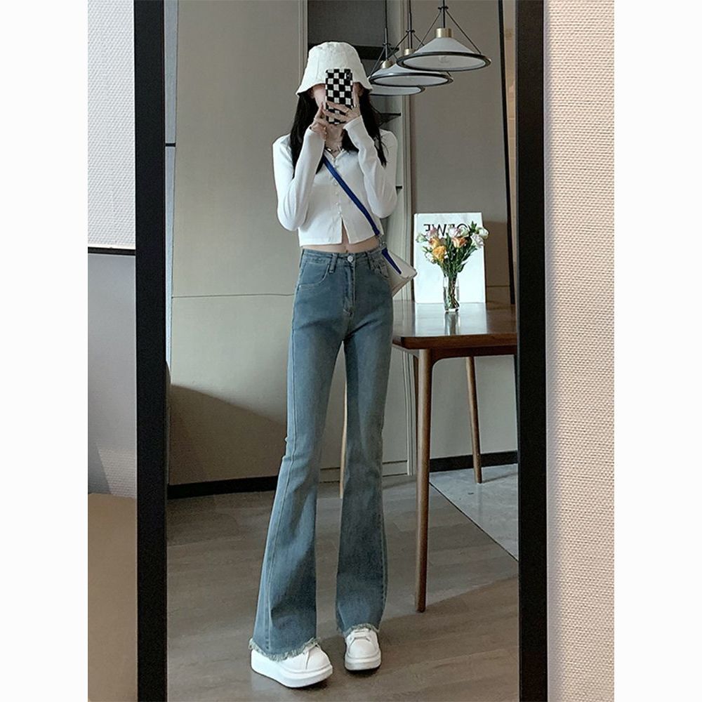 กางเกงยีนส์ทรงกว้างสำหรับผู้หญ - Women'S Fashion Utility Pants บทวิจารณ์และราคา