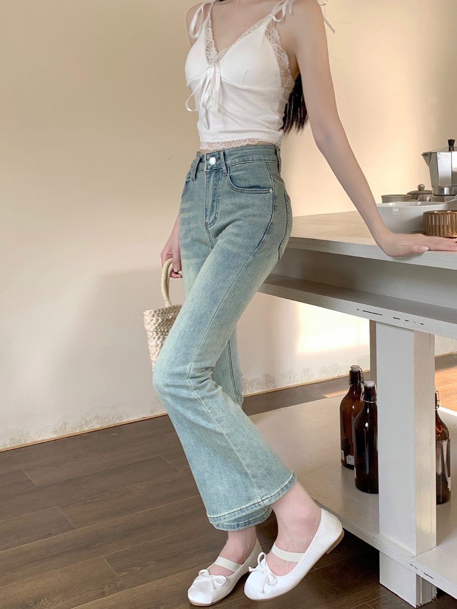 กางเกงยีนส์คาร์โก้สไตล์วินเทจย - Women'S Fashion Utility Pants บทวิจารณ์และราคา