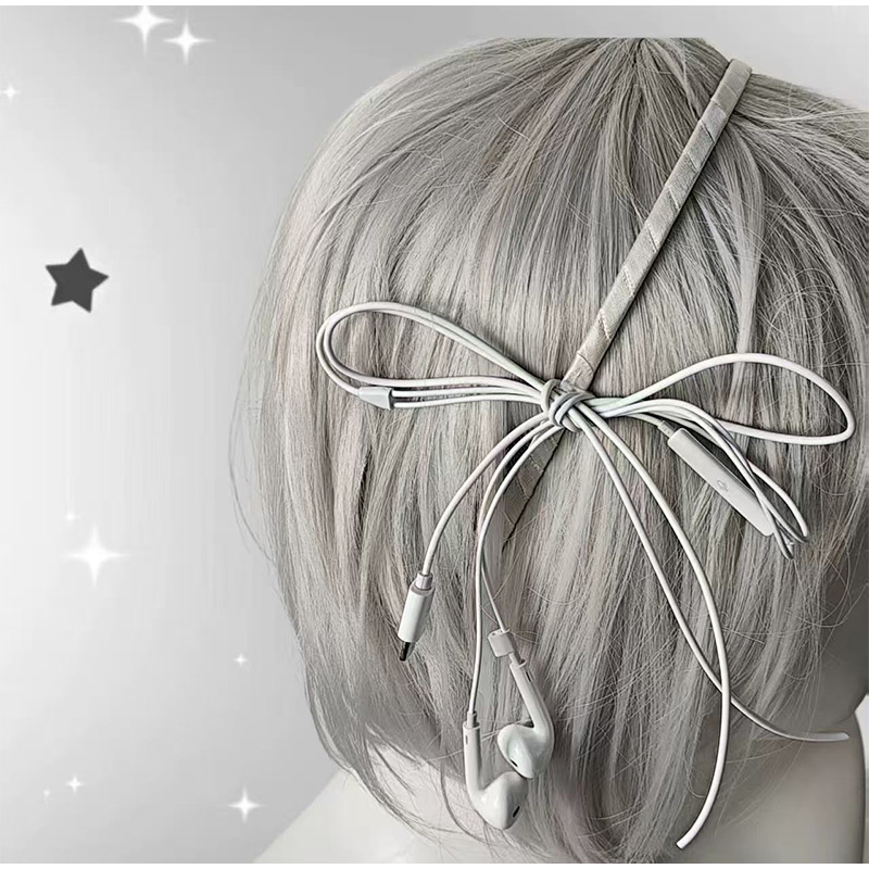 กิ๊บติดผมรูปโบว์สายหูฟัง สไตล์ - Women'S Y3K Fashion บทวิจารณ์และราคา